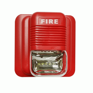 BALIZA CON SIRENA LED 24VDC  EFA-126 COLOR ROJO