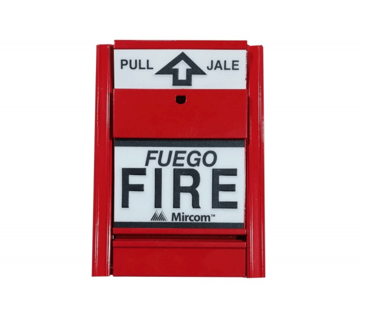 PALANCA DE INCENDIO METALICA MIRCOM MS-401SU ROJA
