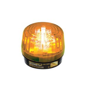 BALIZA SIRENA STROBO LED 12V / 24VDC MICA AMBAR SL-1301-SAQ/A